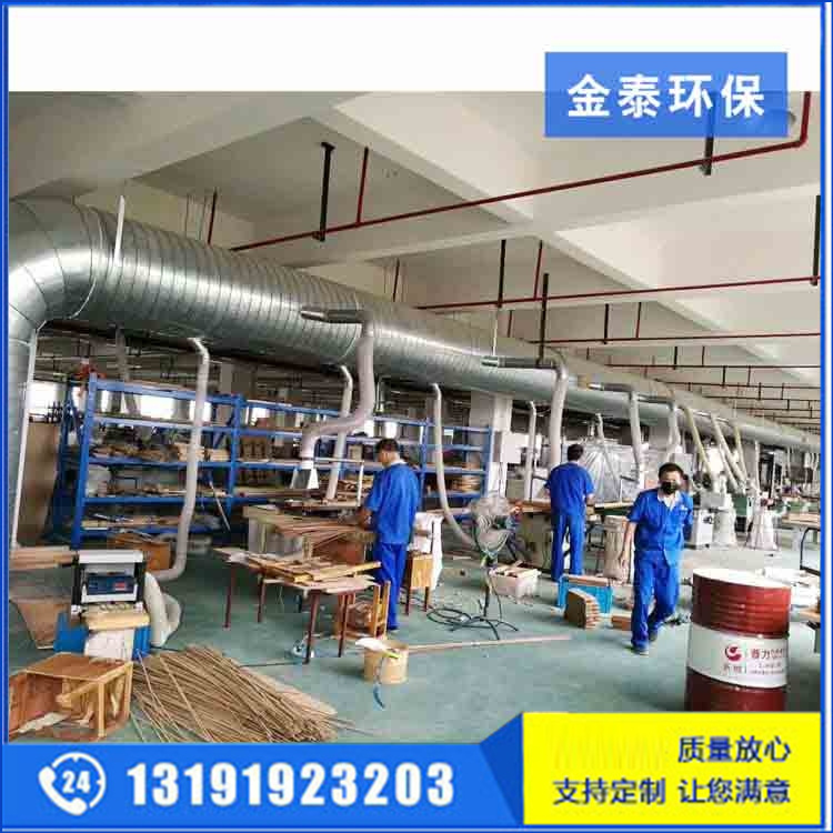 山東菏澤木工除塵器設備安裝調試完畢